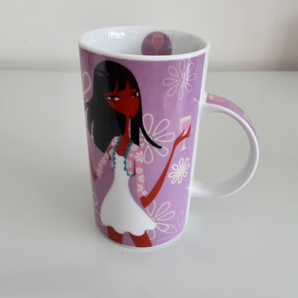 Set of Maxwell Williams "Nitelife" Porcelain Mugs - Picture 4 of 6